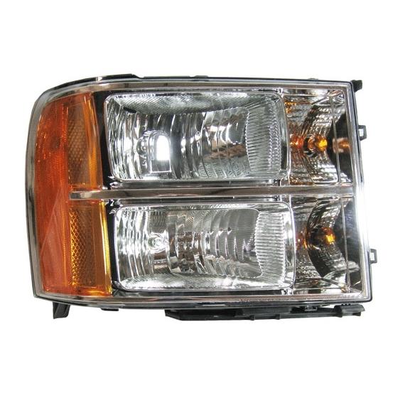 GMC Sierra 1500 2500 3500 Headlight Lens 2007 - 2013 At Monster Auto Parts